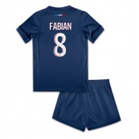 Camisa de Futebol Paris Saint-Germain Fabian Ruiz #8 Equipamento Principal Infantil 2024-25 Manga Curta (+ Calças curtas)